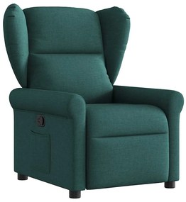 4015662 vidaXL Наклоняем стол, тъмнозелен, текстил