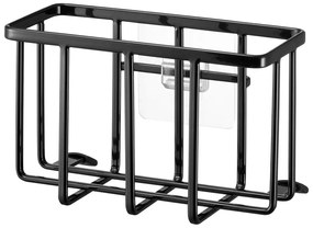 Черна метална стойка за перилни препарати без пробиване Film Hook – YAMAZAKI