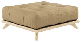 Табуретка за крака Natural Clear/Wheat Beige Senza - Karup Design