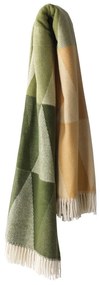 Зелено каре със съдържание на памук , 140 x 180 cm Pisa - Euromant