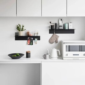 Черен метален стенен рафт 50 cm – YAMAZAKI