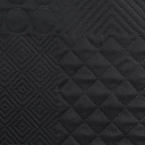 Дизайнерска покривка за легло Boni черен цвят Ширина: 170 см | Дължина: 210 см