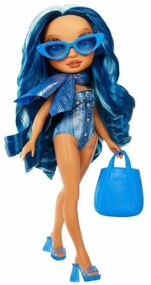 Бебешка кукла Rainbow High Swim &amp; Style Doll - Skyler (Blue)