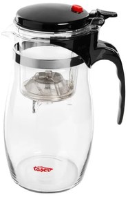 Стъклен чайник с цедка , 900 млмл Vogue - Bambum