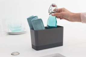 Органайзер за мивка Brabantia SinkSide 1000209, Нехлъзгащ се, Силикон, Тъмносив