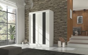 Гардероб Furio 150 плъзгащ се-Leuko-Mauro