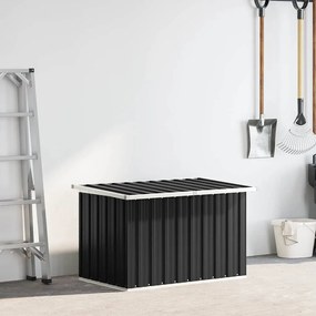 46259 vidaXL Градински сандък за съхранение, антрацит, 109x67x65 см