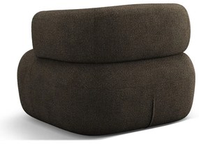Кафяво кресло от букле Jenny – Micadoni Home
