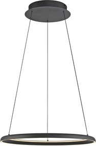 Schöner Wohnen 15570-18-LED, димируема висяща лампа на кабел QUILLO LED/36W/230V Ø60 см, черна