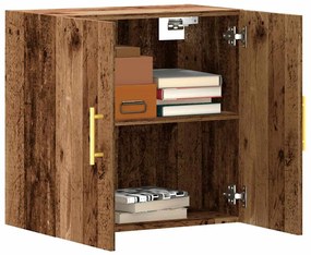 857300 vidaXL Стенен шкаф, старо дърво, 60x31x60 см, инженерно дърво