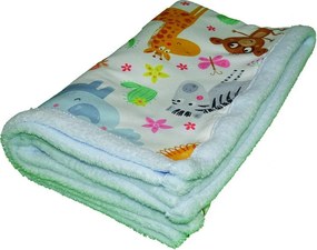 Светлосиньо бебешко одеяло 80x100 cm - OYO kids