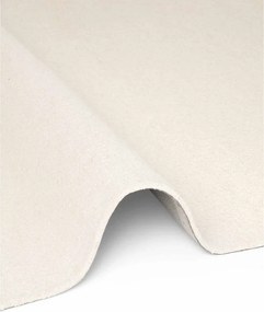 Кремав ръчно изработен вълнен килим 200x290 cm Puristic Knots – Elle Decoration