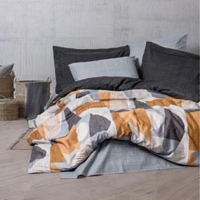 Спален комплект Cotton Box 129CTN4643, 100% памук, 3 части, Завивка 160х220 см, Чаршаф 180х240 см, Калъфка 50х70 см, Многоцветен