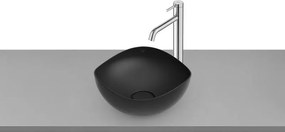 Умивалник Ruy Ohtake, за монтаж върху плот, 375 x 175 mm, matt black