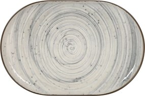 Плато овал LA MEDITERRANEA Vortex, 30x20 cm, порцелан