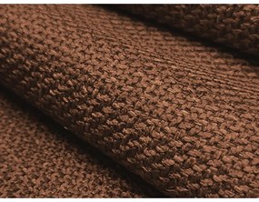 Теракотен сгъваем ъглов диван (ляв ъгъл) Leila – Makamii