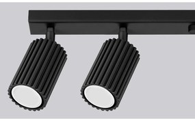 Черен прожектор 6,5x117 cm Gleam – Sollux