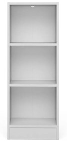 Бял шкаф за книги 41x107 cm Basic - Tvilum