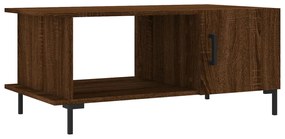 829499 vidaXL Кафе маса, кафяв дъб, 90x50x40 см, инженерно дърво