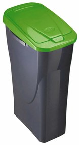 Кошче за Рециклирани Отпадъци Mondex Ecobin Зелен С капак 25 L