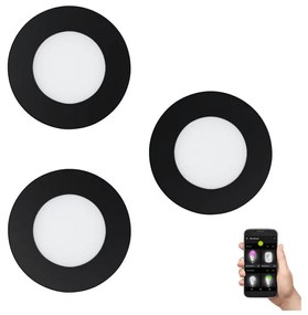 Eglo 900105-Комплект 3xLED димируемо осветително тяло за баня FUEVA-ZLED/2,8W/230V IP44