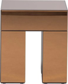 Гланцова странична масичка 45x45 cm Mirrox – WOOOD