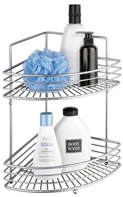 WENKO 16821100 - Ъглова етажерка MILANO 31,5x37 cm, лъскав хром