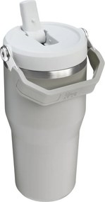 Светлосив термос от неръждаема стомана 600 ml IceFlow™ Flip Straw 2.0 Tumbler Ash – Stanley