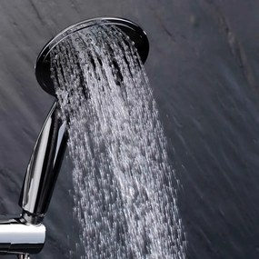 Пластмасов душ комплект от в матово сребрист цвят с ръчен душ 70 cm Hydro – douceur d'intérieur