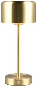 LED настолна лампа с възможност за димиране в златисто (височина 30 cm) Jeff - Trio