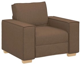 4104964 vidaXL Диван-фотьойл, кафяв, 60 см, плат