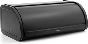 Кутия за хляб Brabantia Roll Top 646885, 16 л, 44.5х26 см, Лека и здрава конструкция, Черен