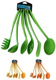 Комплект кухненски прибори цветни 6бр. PVC CN-(9908) - Horecano