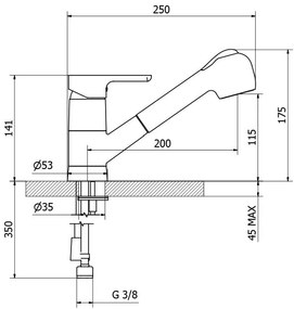 Смесител за кухня Novita Goodlife