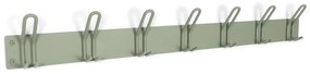 Сиво-зелена метална стенна закачалка 100 cm Miles – Spinder Design