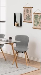 Sada 2 světle šedých jídelních židlí Actona Batilda