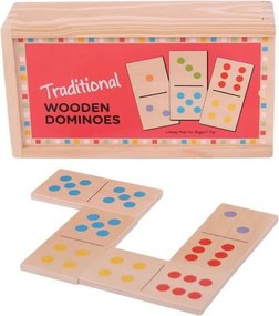 Bigjigs - Дървено домино - Класическо