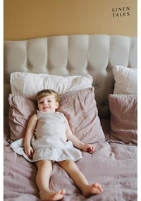 Розов/кафяв ленен чаршаф 180x260 cm Ashes of Roses – Linen Tales