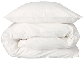 Бяло спално бельо от органичен памук 200x140 cm Wave Optical - Södahl