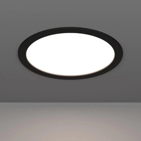 Eglo 901389 - LED вградено осветително тяло FUEVA LED/18,5W/230V Ø 21,6 cm черно