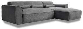 Сив ъглов диван (десен ъгъл) Flex Felix – Miuform
