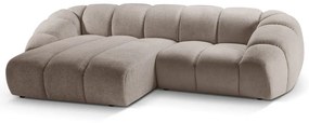 Бежов ъглов диван (ляв ъгъл) Diana – Micadoni
