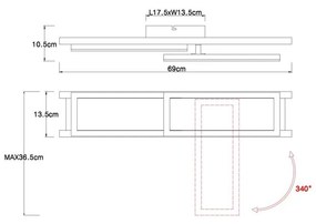 LED ПЛАФОНИЕРА 20W