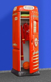 Бюро с гардероб Gasoline-Kokkino