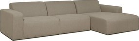 Бежов ъглов диван (десен ъгъл) Roxy - Scandic