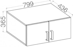 Висящ шкаф Warrior II-Gkri