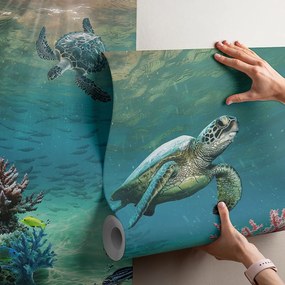 Фототапет Морски свят с костенурки
