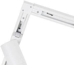 Модерна 1-фазова релсова система бяла с 15 броя прожектори - Jeana