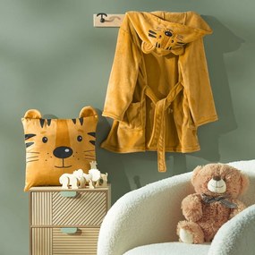 Кадифена детска възглавница 40x40 cm Tigry – douceur d'intérieur