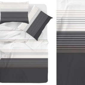 Памучни чаршафи от висококачествен памук - на райета Ширина: 160 см | Дължина: 200 см